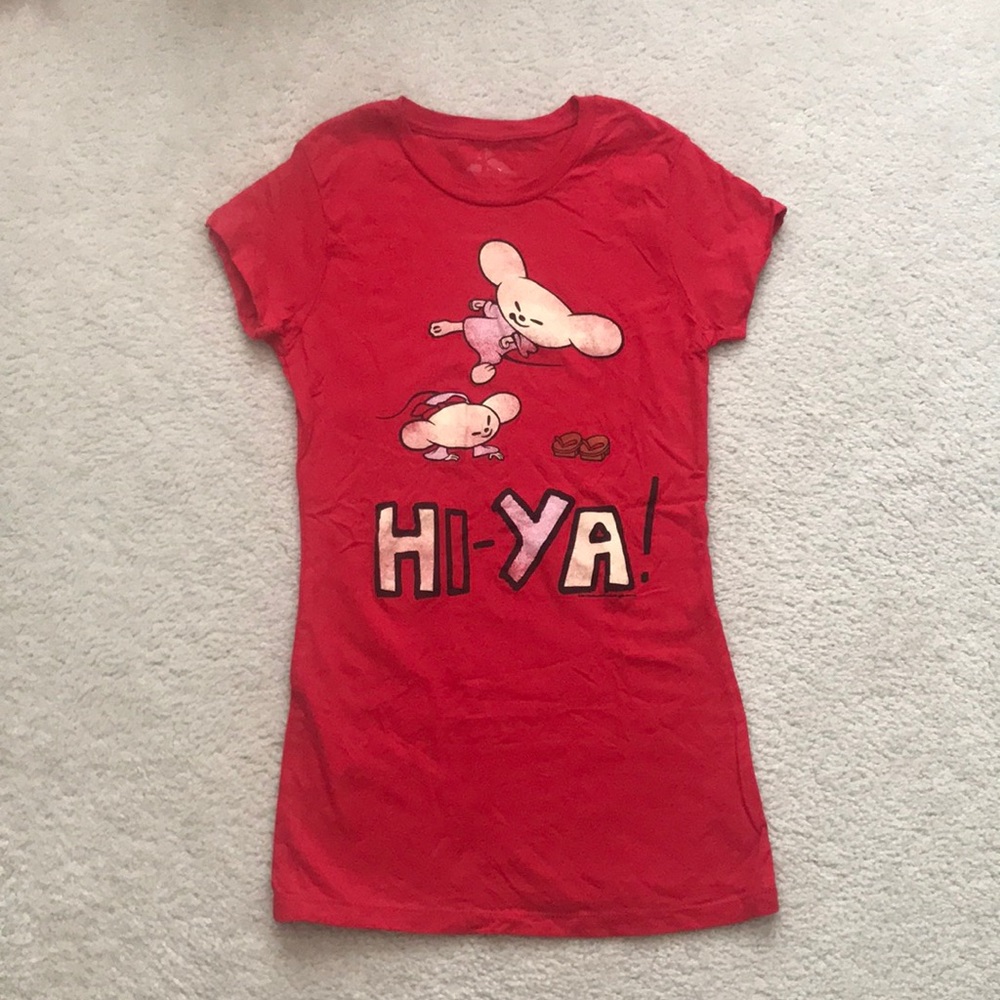 Mouse Karate “Hi-ya!” Red Graphic Tee